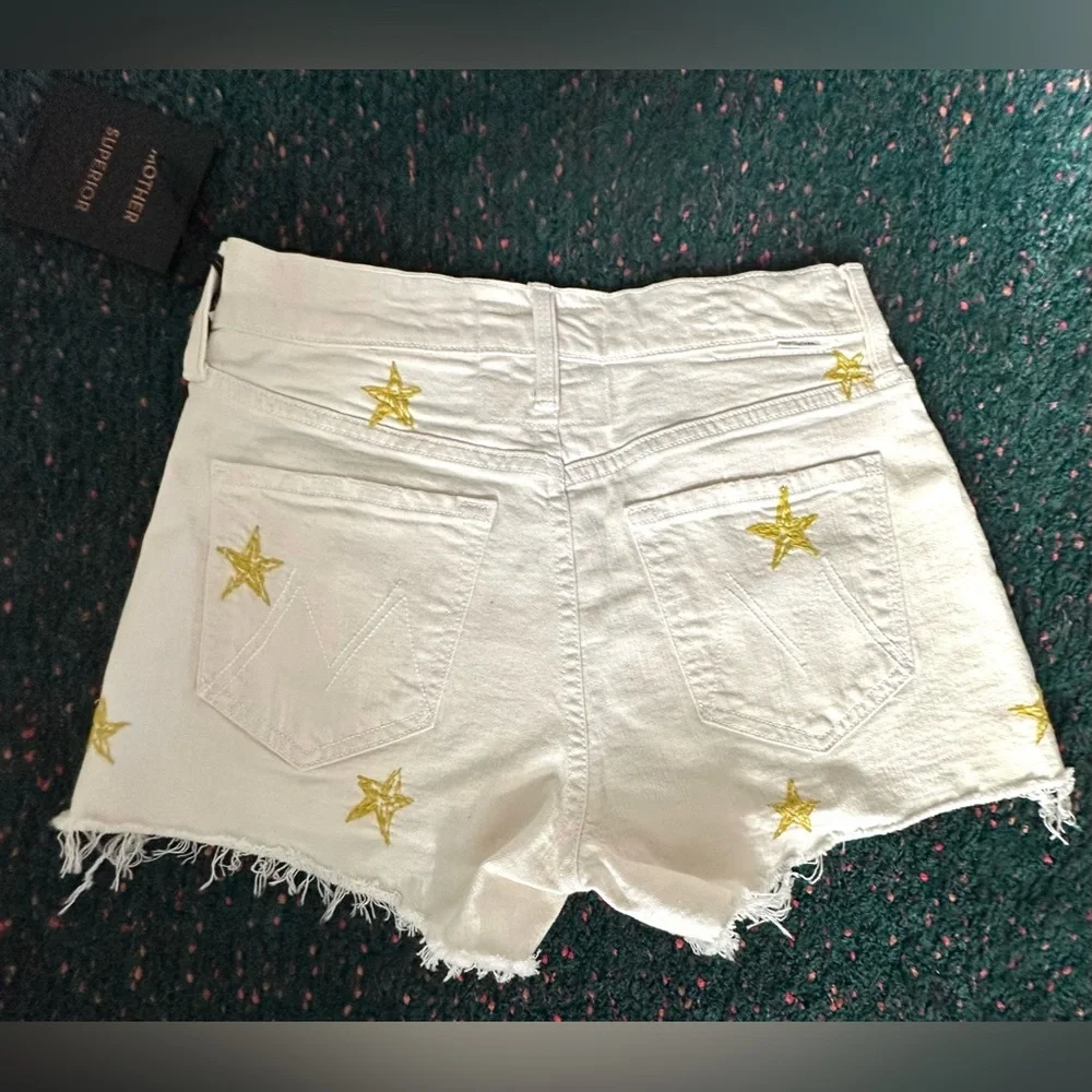MOTHER Tomcat Kick Fray Shorts Shoot For The Stars 26 NWT Rare SOLD OUT - Picture 7 of 14